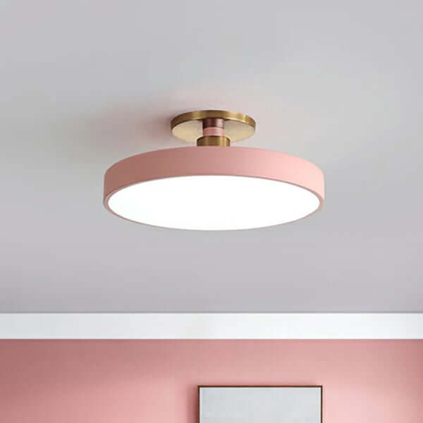 Round Acrylic LED Flush Mount Ceiling Light