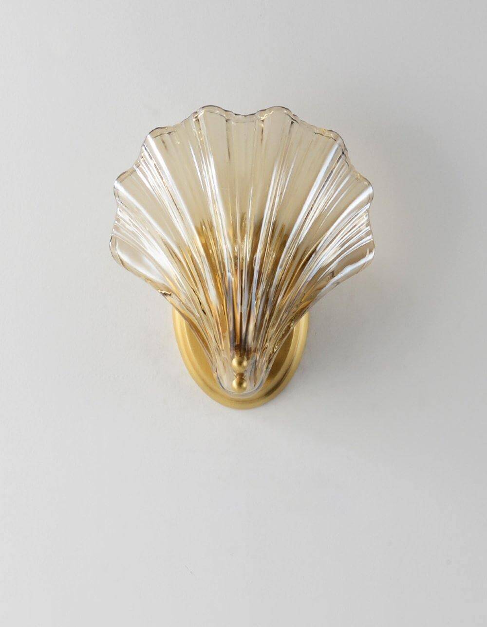 Seashell Wall Light Fixture, Nautical Decor, 20cm