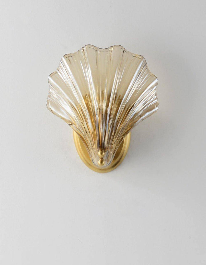 Seashell Wall Light Fixture, Nautical Decor, 20cm