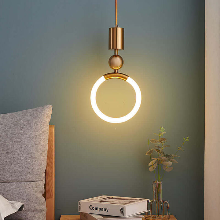Modern LED Pendant Light Fixture for Minimalist Home Decor
