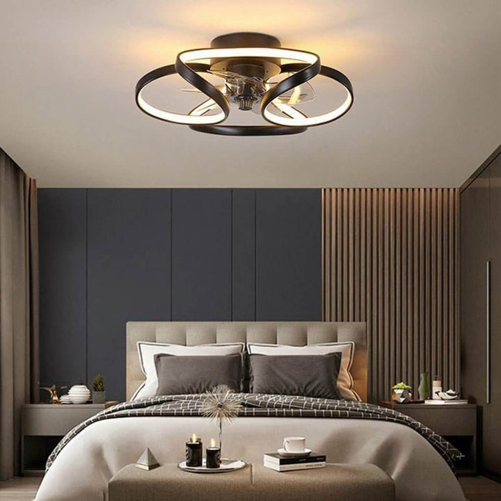 Modern Ceiling Fan Light with Remote
