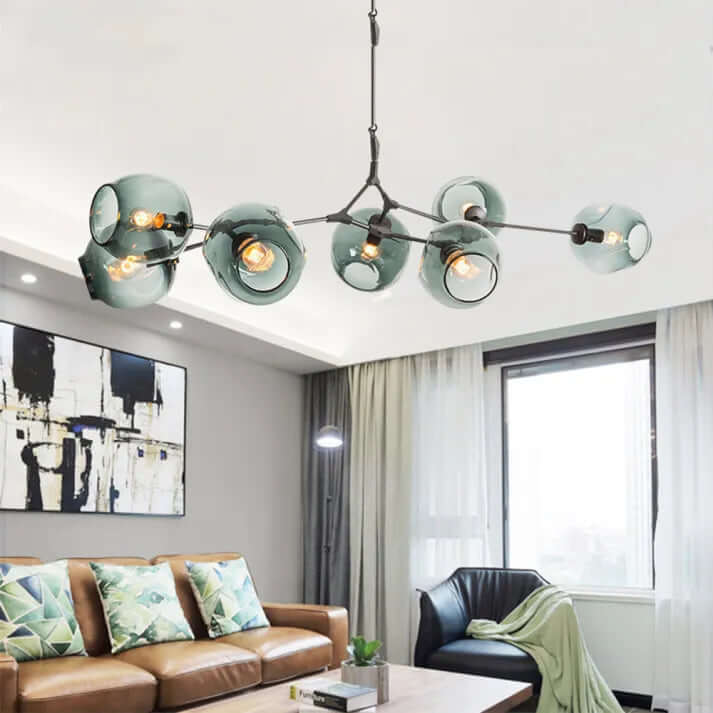 Modern Bubble Glass Sputnik Chandelier