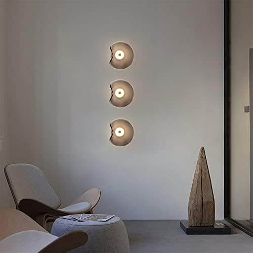Modern Amber Glass Wall Light