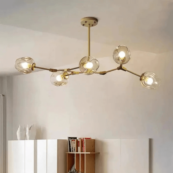 Modern Bubble Glass Sputnik Chandelier