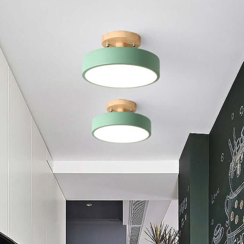 Modern Wooden LED Ceiling Light