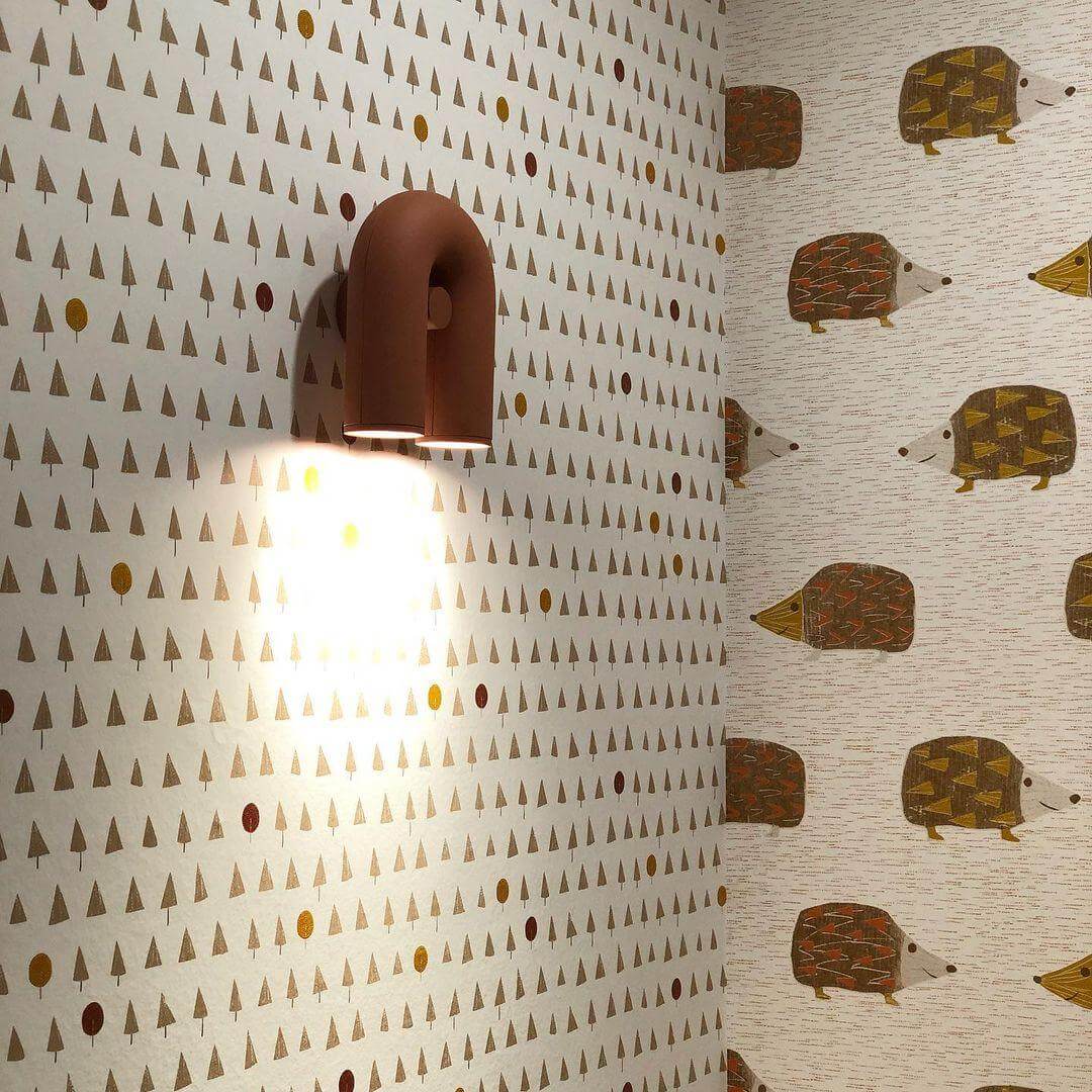 Adjustable U-Shaped Wall Lamp