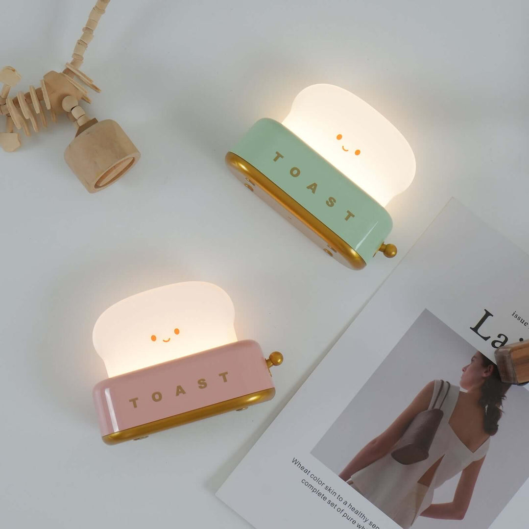 Rechargeable Toaster Lamp, Battery Desk Light