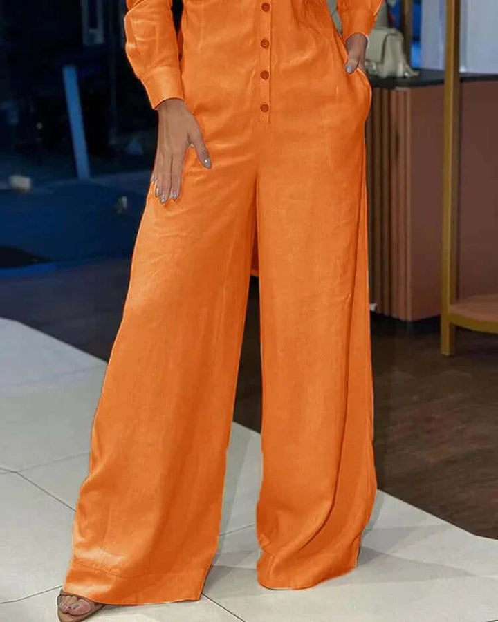 Elegant Sleeveless Wide-Leg Jumpsuit