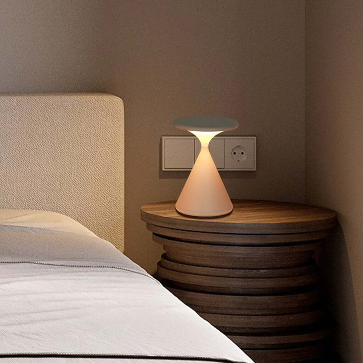 Cordless Hourglass Table Lamp