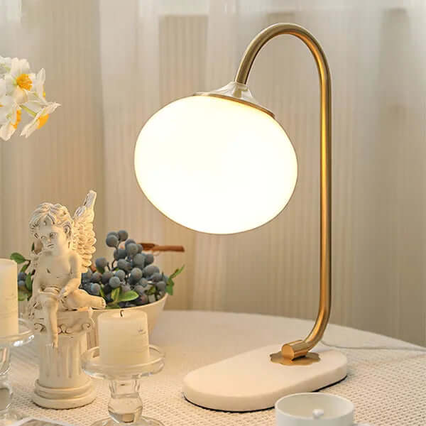 Modern Glass Globe Table Lamp