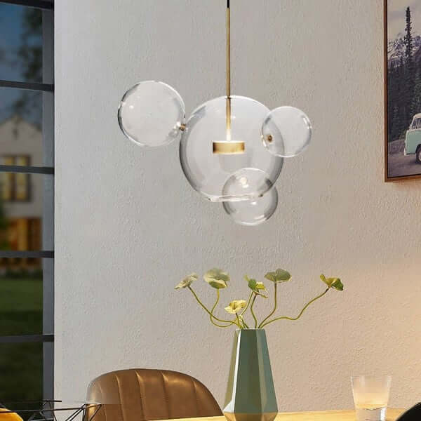Modern Glass Sphere Pendant Light