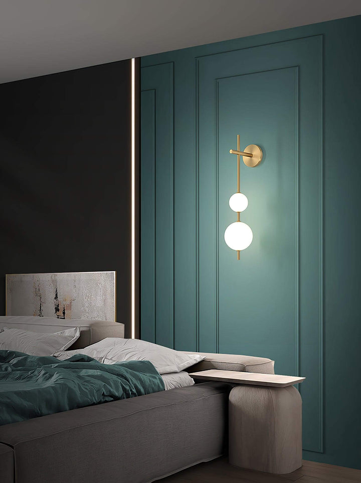 Modern Glass Globe Wall Lamp