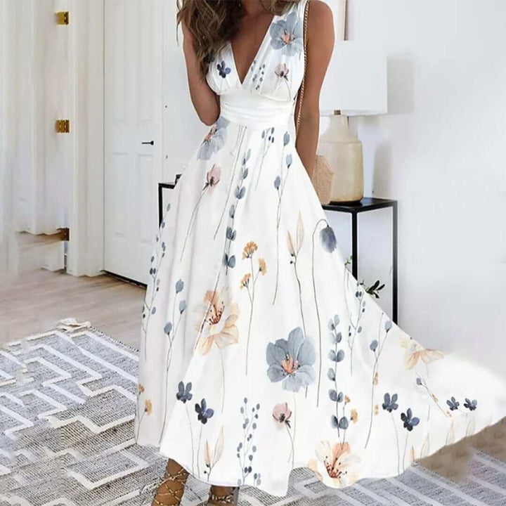 Women's Floral Summer Dress - Elegant & Comfortable