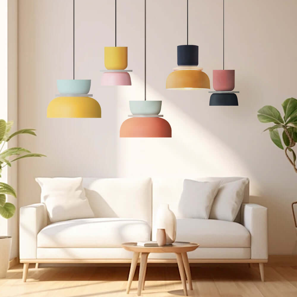 Color Block Nordic Pendant Light