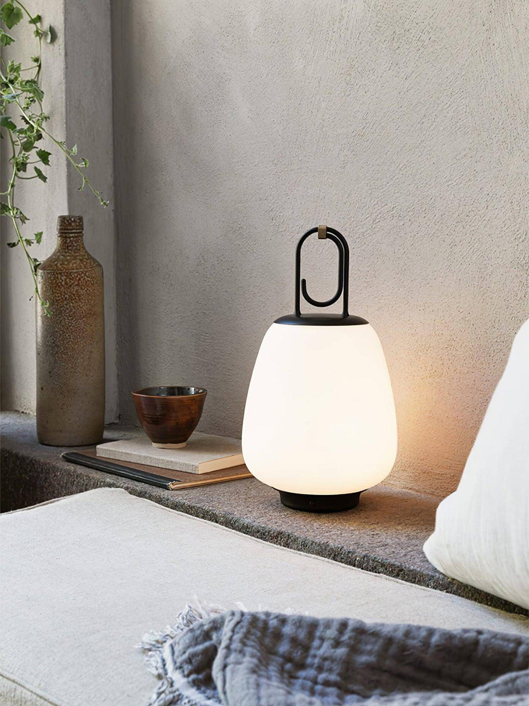 Portable LED Table Lamp with Built-in Battery