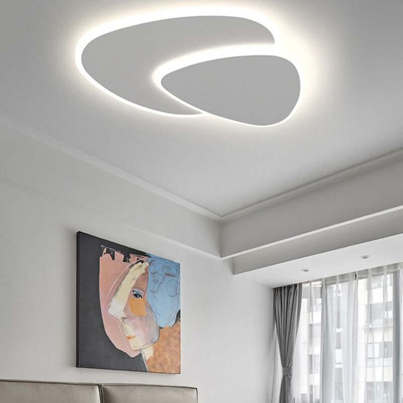 Modern Elliptical LED Ceiling Light Fixture