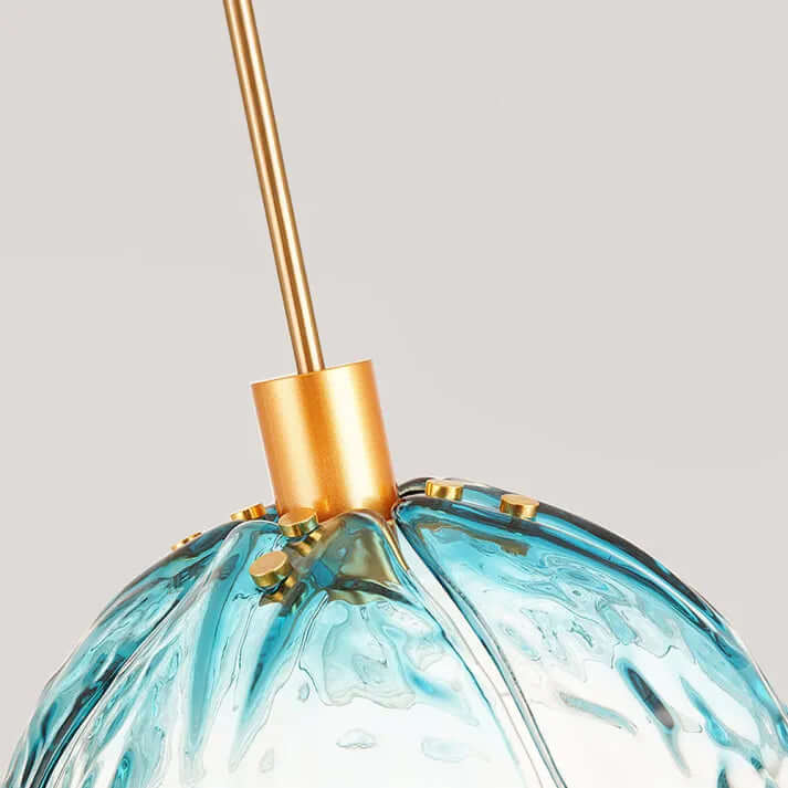 Elegant Glass Flower Petal Pendant Light