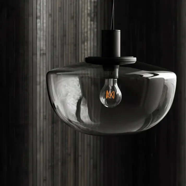 Spherical Glass Pendant Light