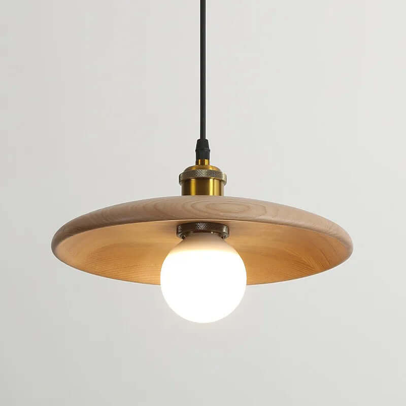 Elegant Wood Ceiling Lamp 2700K LED