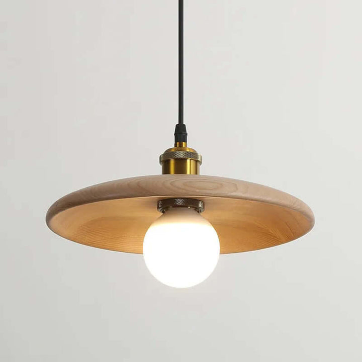 Elegant Wood Ceiling Lamp 2700K LED