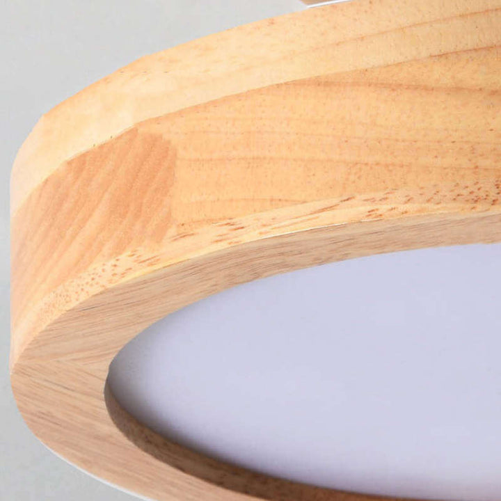 Modern Wooden LED Ceiling Light