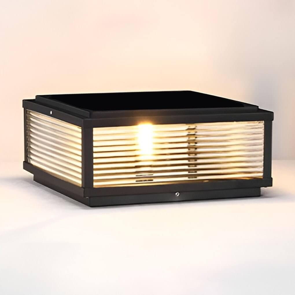 Modern Outdoor LED Pillar Mount Post Light