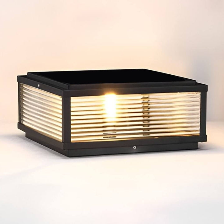 Modern Outdoor LED Pillar Mount Post Light