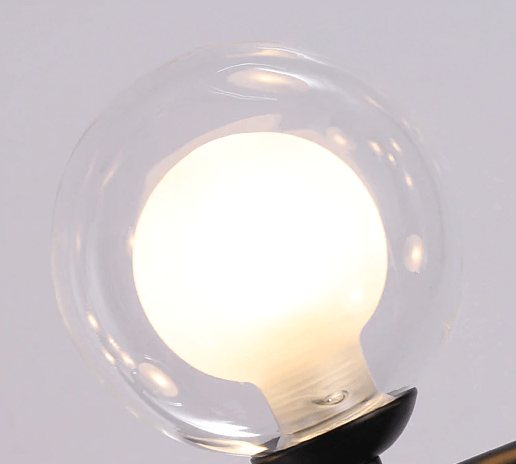 Frosted Glass Chandelier Modern Ceiling Light Fixture