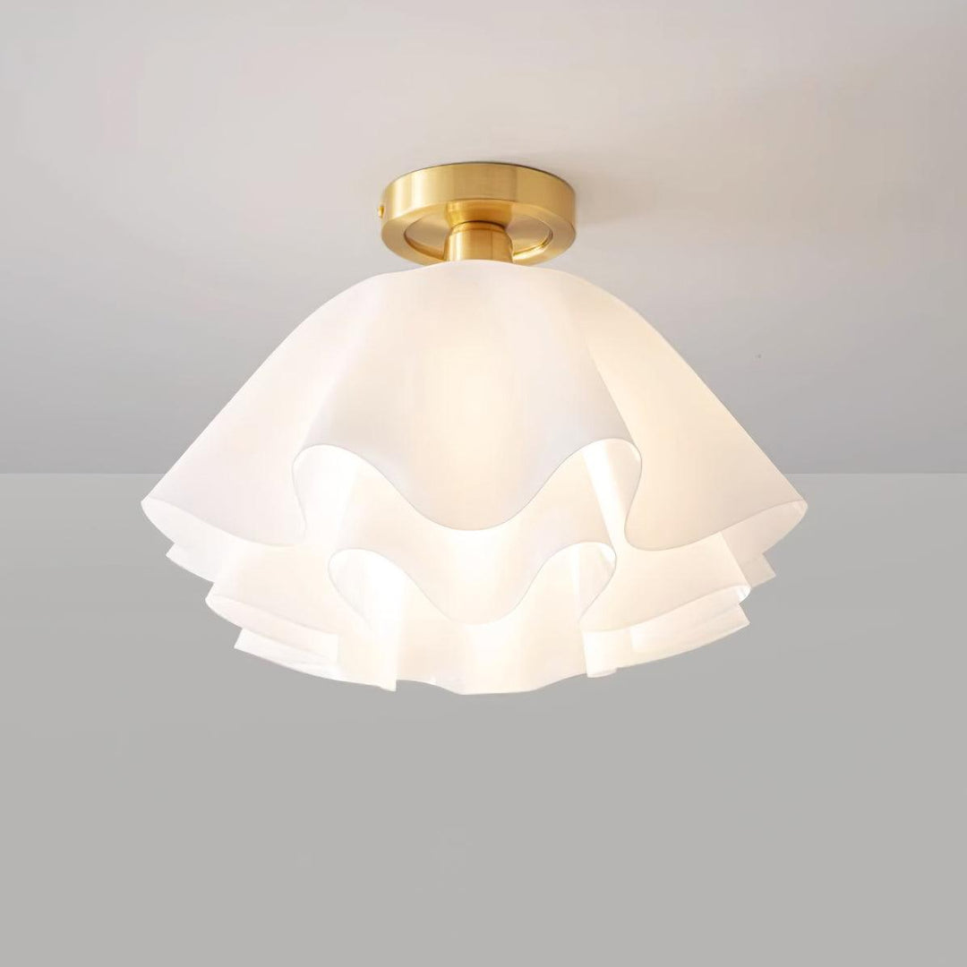 Modern Copper Ceiling Light Fixture