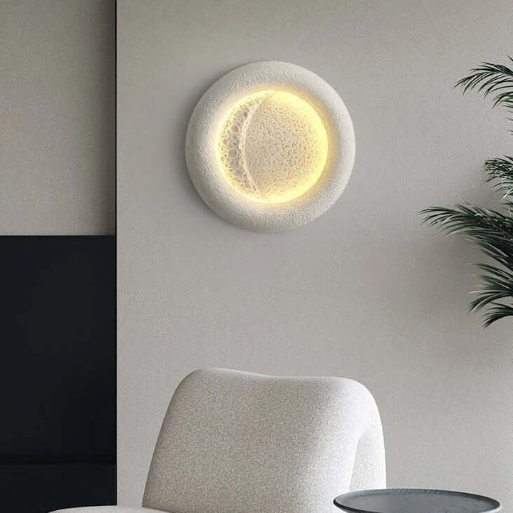 Modern Round Resin Wall Light