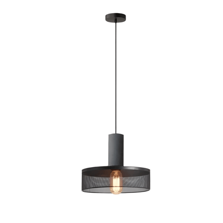 Industrial Pendant Light Concrete & Iron Ceiling Lamp