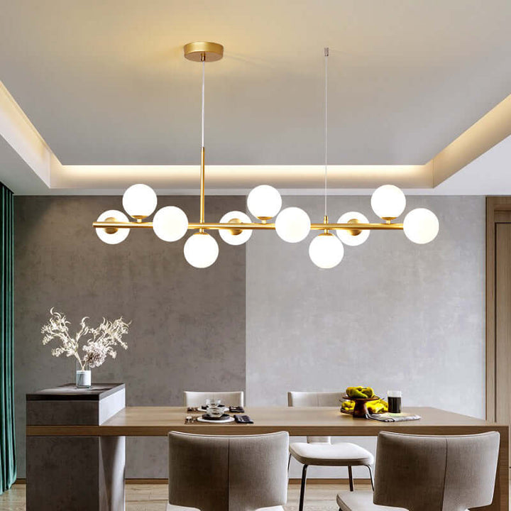 Elegant Glass & Iron Pendant Light