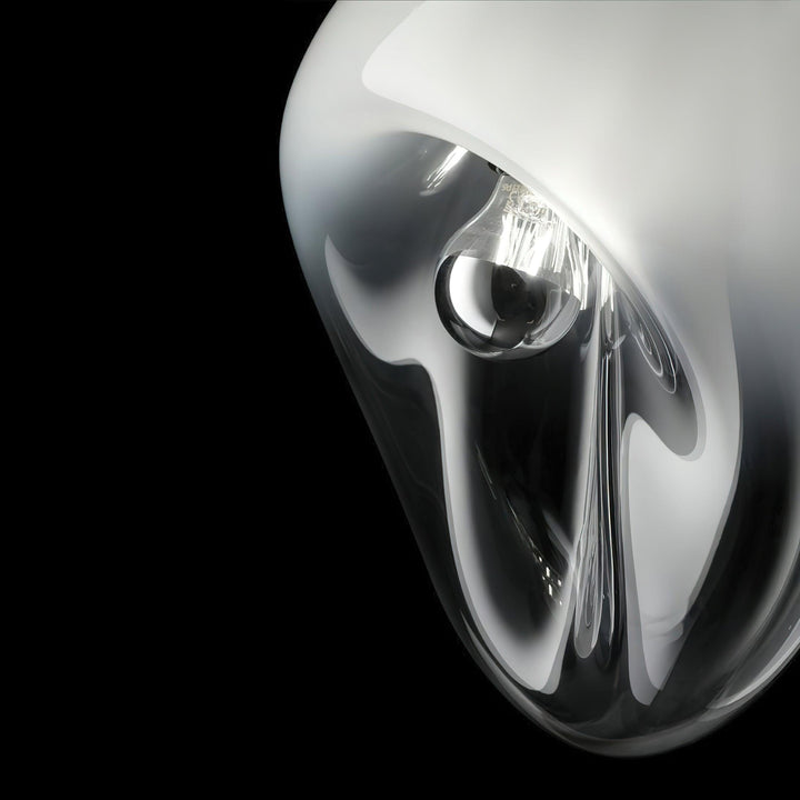 Modern Glass Pendant Lamp, Water Drop Design