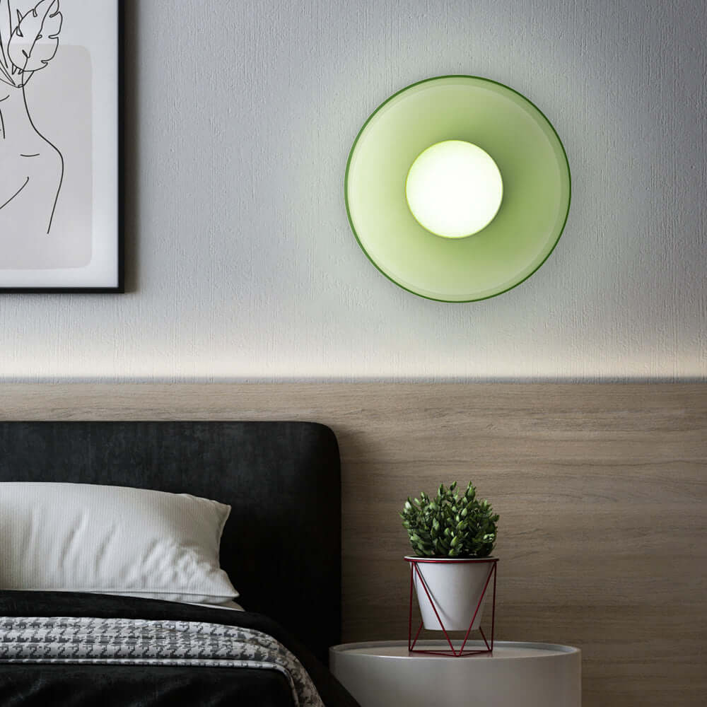 Modern Round Glass Ceiling Light Fixture