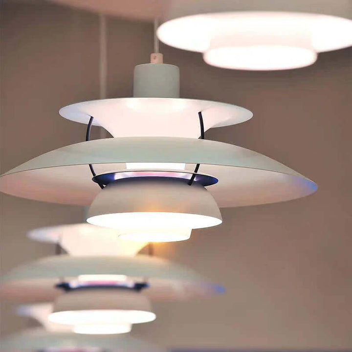 Modern LED Hanging Lamp with Shade