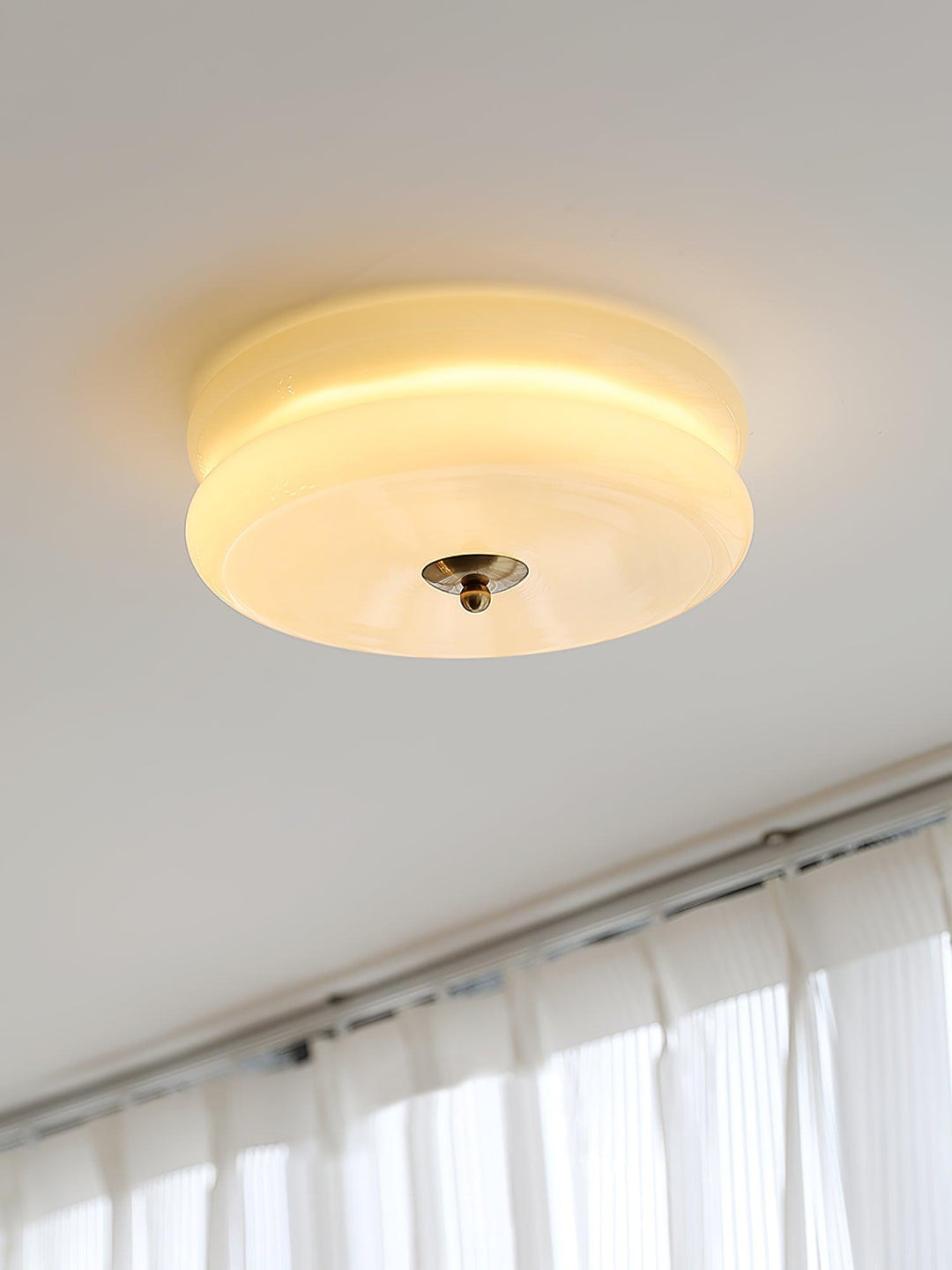 Geometric Art Deco Ceiling Light Fixture