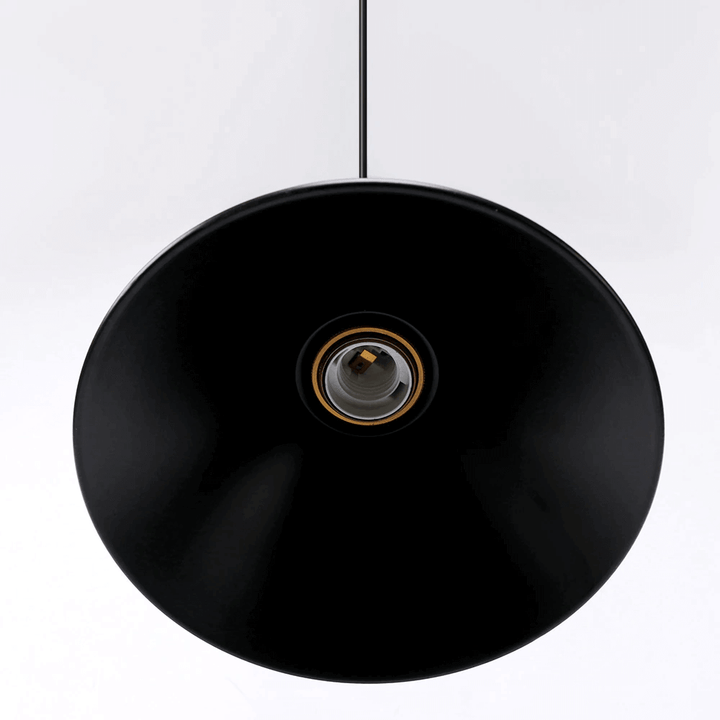 Vintage Brass Cone Pendant Light
