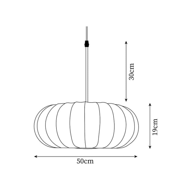 Wabi-Sabi Pendant Light - Natural Materials