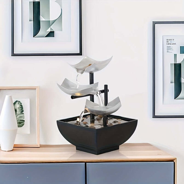 Tabletop Electric Water Fountain with Light