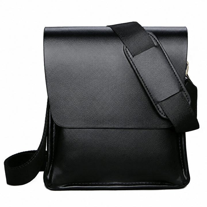 Faux leather women's crossbody handbag. Elegant vegan leather bag for versatile shoulder & daily carry.