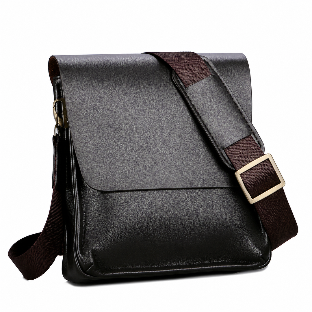 Versatile women's vegan leather crossbody. Elegant faux leather handbag, perfect as a chic shoulder bag.