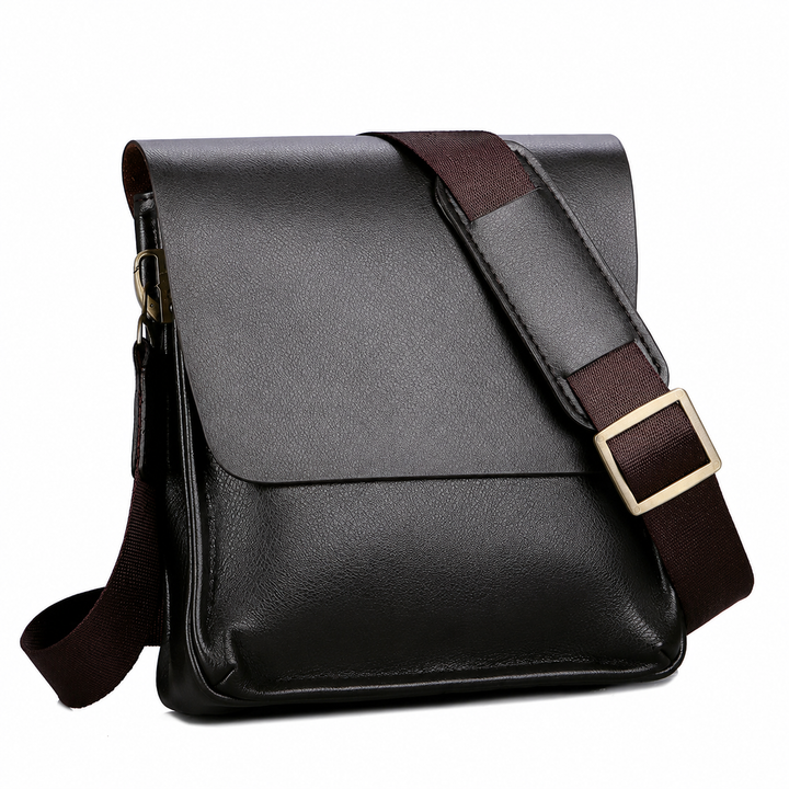 Versatile women's vegan leather crossbody. Elegant faux leather handbag, perfect as a chic shoulder bag.