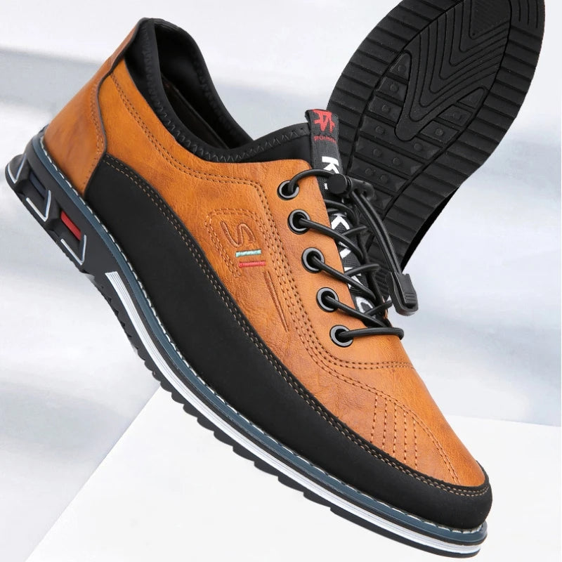 Stylish men's formal oxford shoes in sleek black, versatile for business meetings, weddings, and special events.