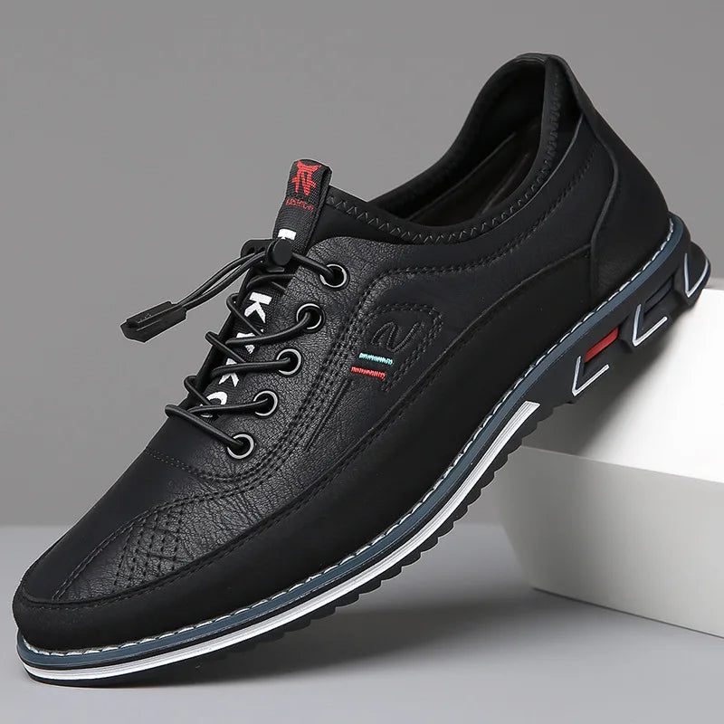 High-quality men's oxford dress shoes, featuring a sophisticated lace-up design for classic business and event wear.