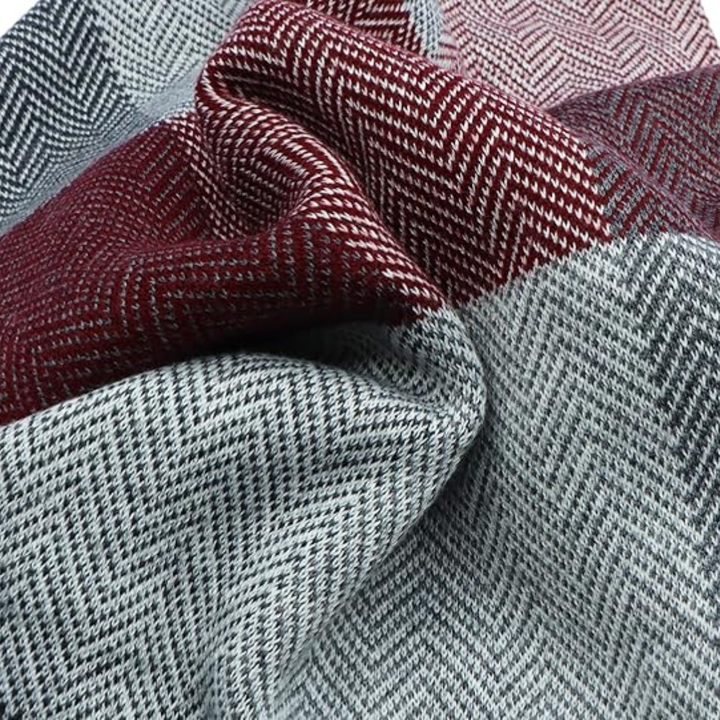 Elegant men's cashmere scarf, perfect for winter warmth & a luxurious touch to any men's fashion ensemble.