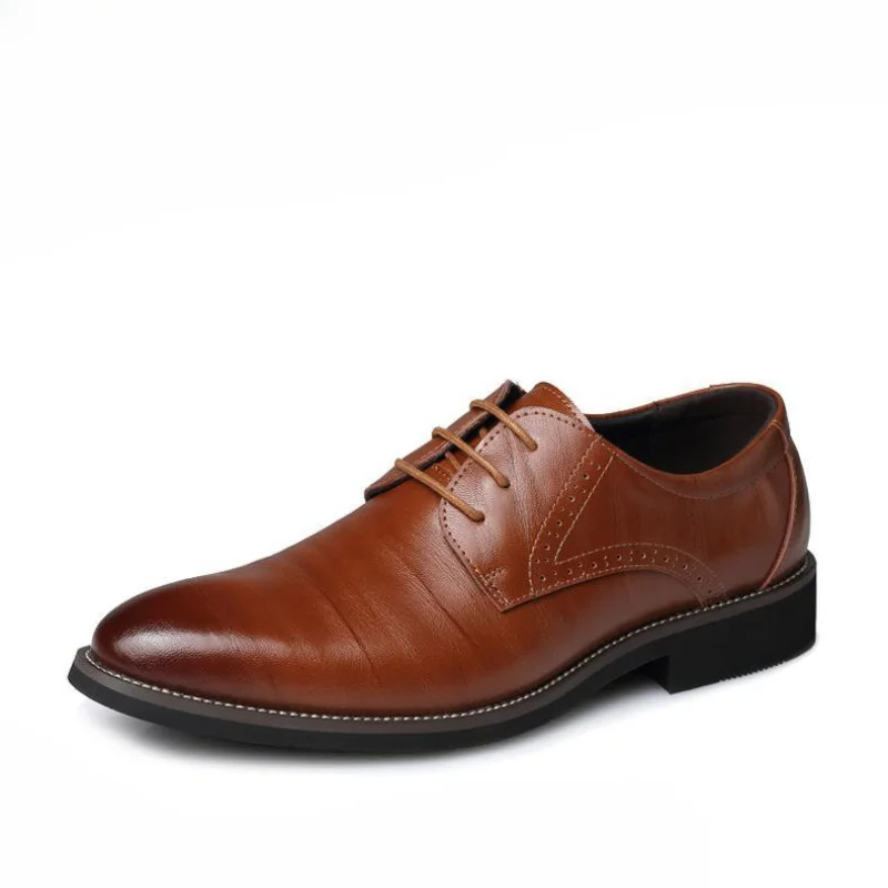 New men's classic Oxford shoes with sleek lace-up design. Available in black, brown & blue, very versatile.
