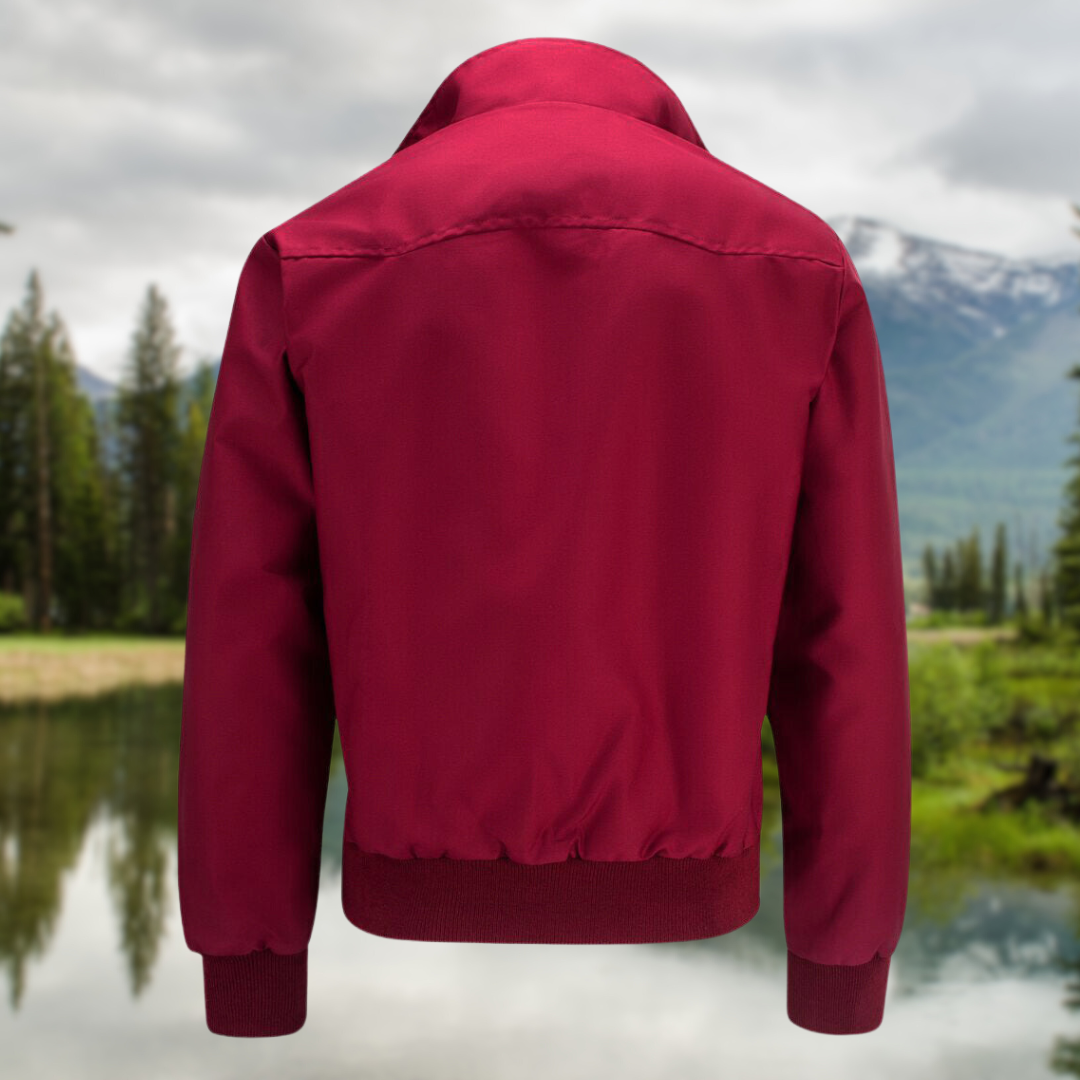 Smart casual Men's Harrington Jacket, perfect for layering and adding a timeless touch to any outfit.