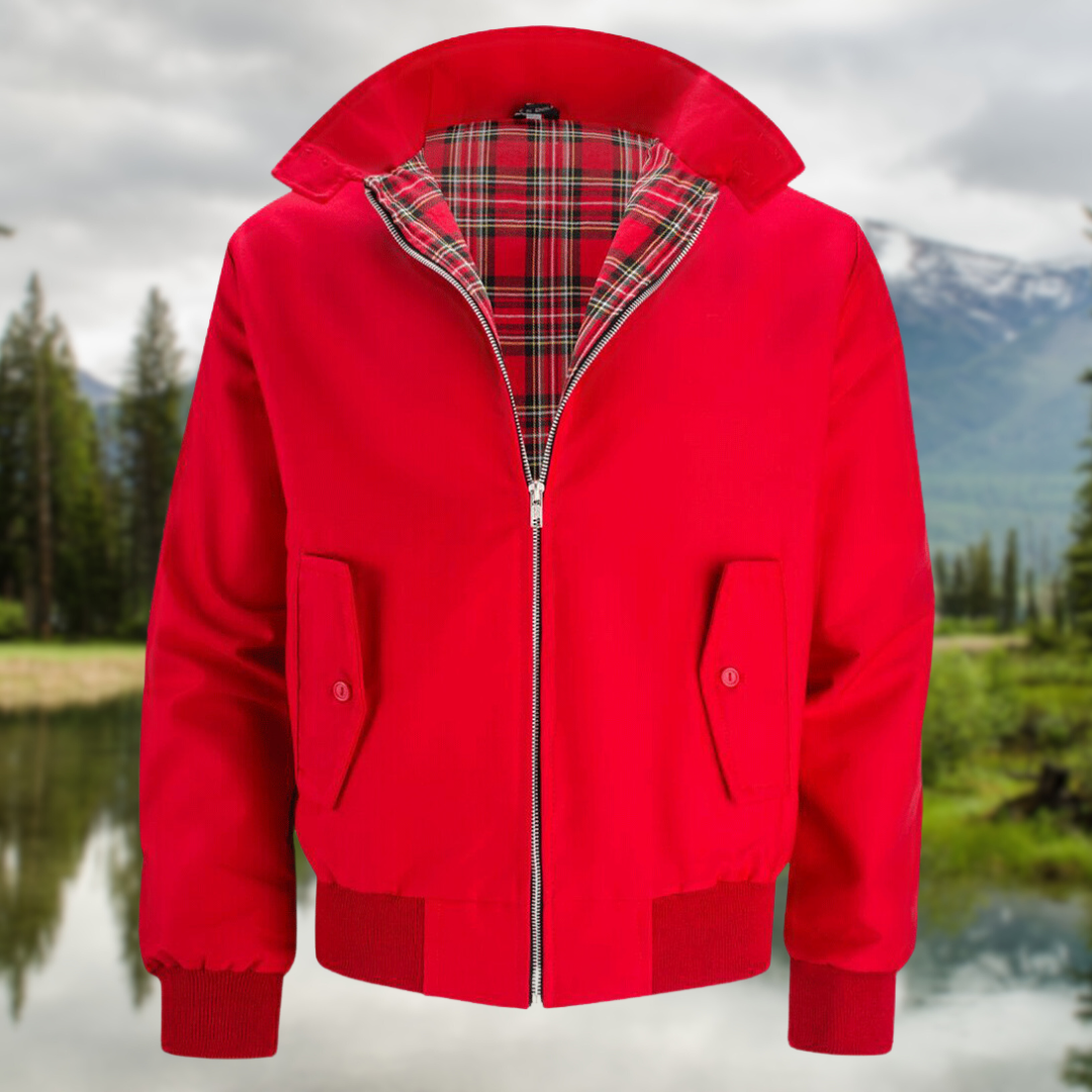 Men's versatile Harrington Jacket, ideal for both casual outings and smart casual events.