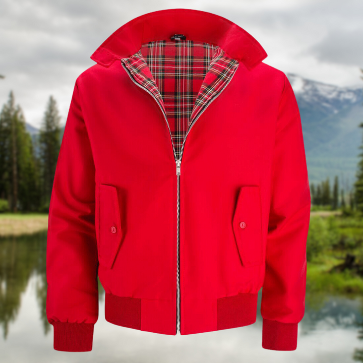 Men's versatile Harrington Jacket, ideal for both casual outings and smart casual events.