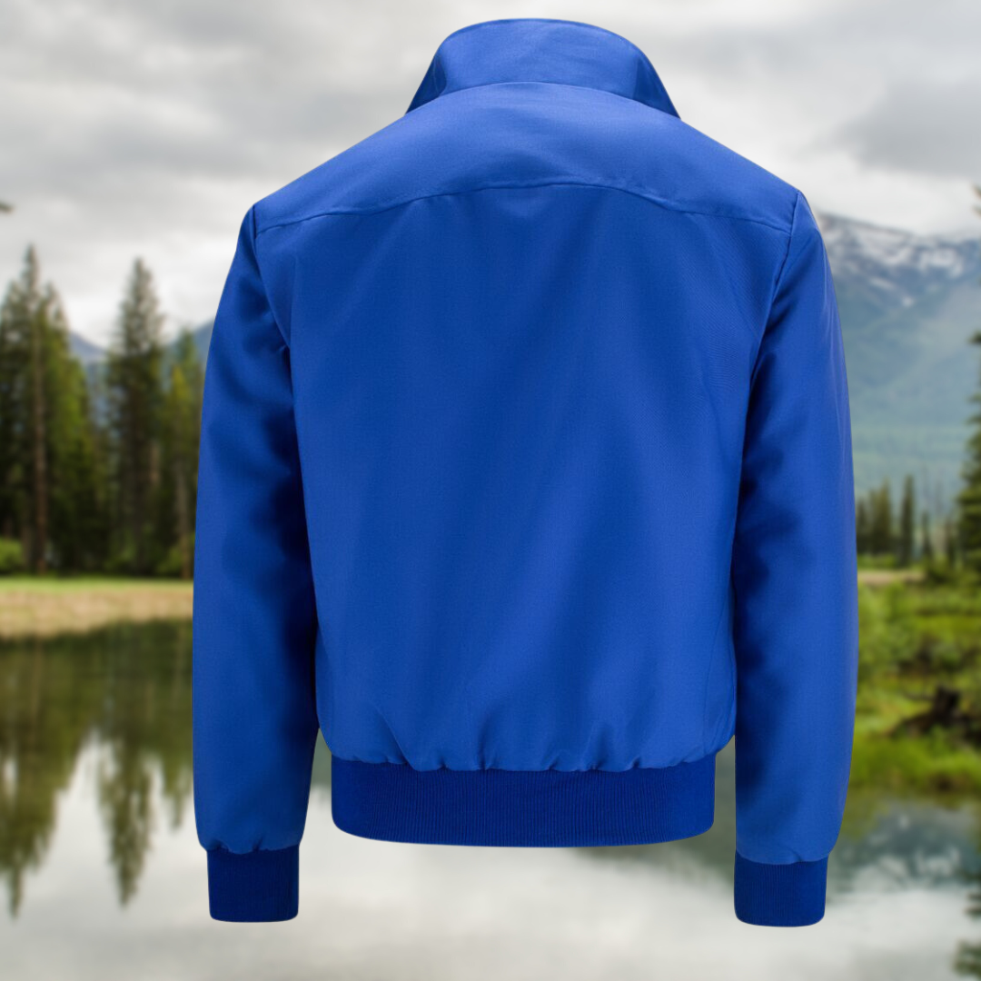 Men's Classic Harrington Jacket, embodying enduring style and everyday versatility for modern men.